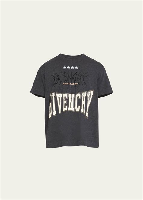 givenchy multicolor oversized t shirt